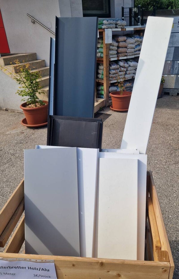 Fensterbänke Holz/Alu