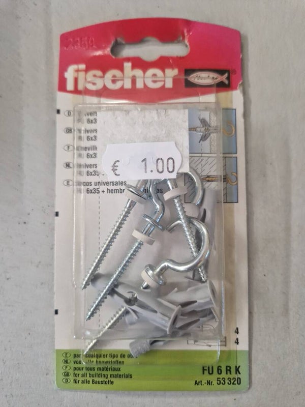 Fischer Universaldübel  + Rundhaken
