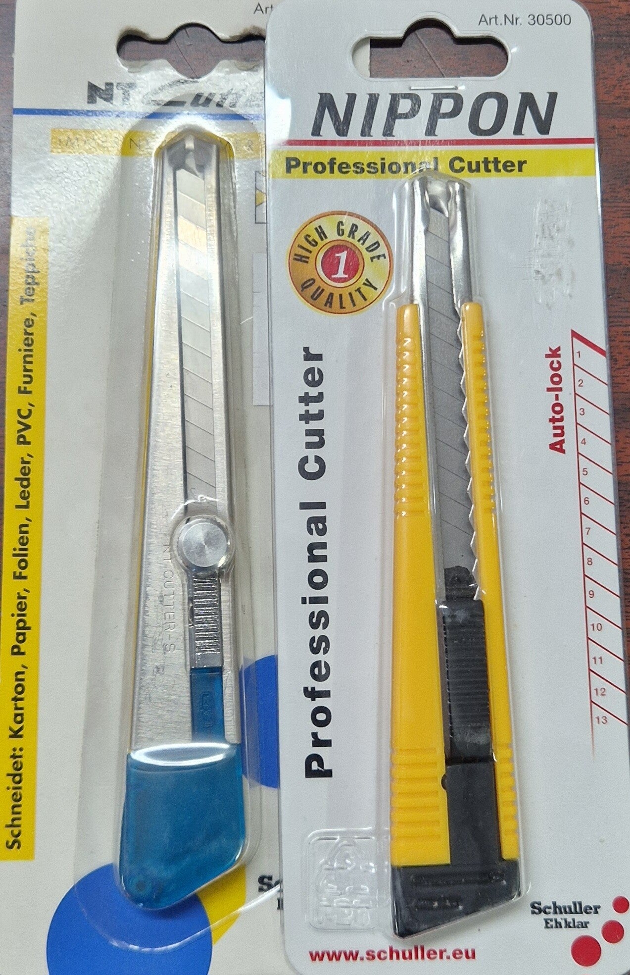 Cutter Professional Nippen 9 mm Klinge Schuller Eh'klar