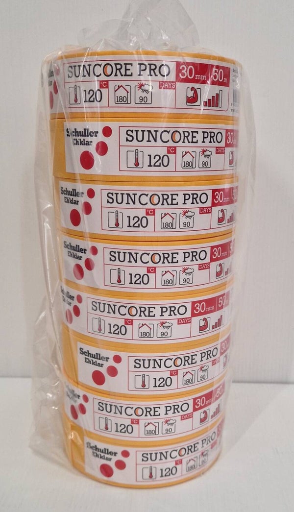 Sun Core Pro Abdeckbänder-Set 8tlg. 36mm x 50 m Schuller