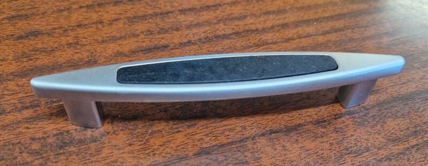 Griff verchromt matt/schwarz 160 mm