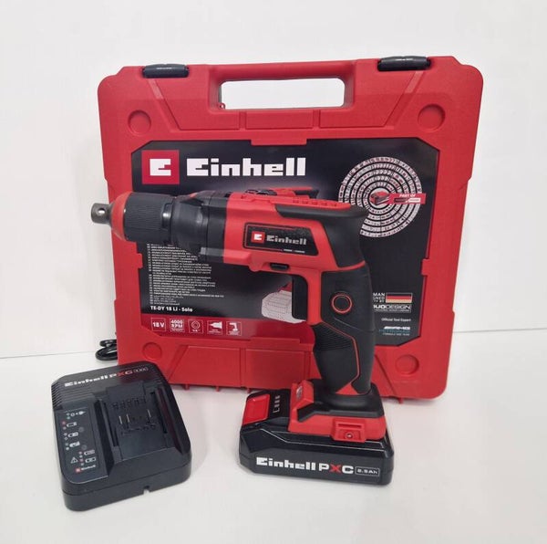 Einhell Akku-Trockenbauschrauber TE-DY 18 Li-Solo + 2,5Ah PXC-Starter-Kit SET