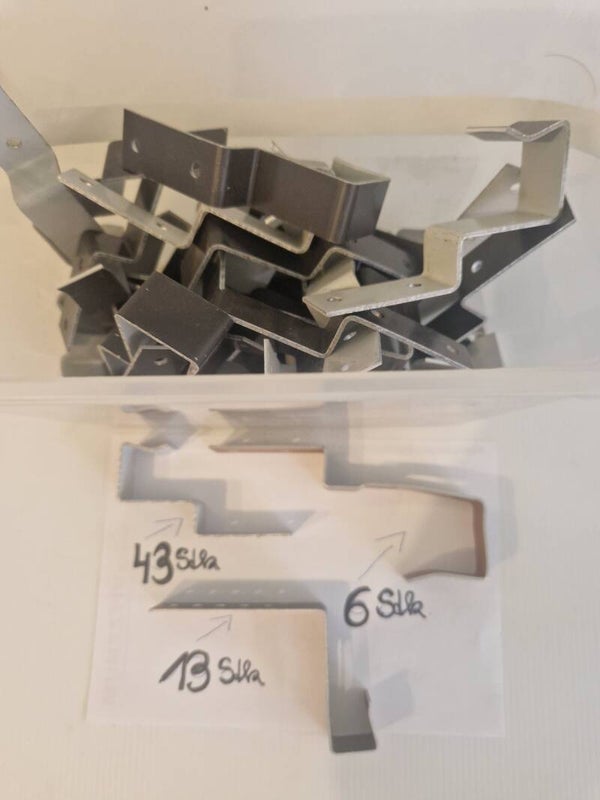 Firstklammern-sortiment 62tlg. in Box