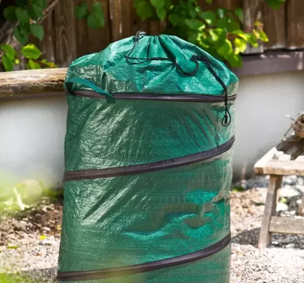 Windhager Gartenabfallsack POP-UP verschließbar 120l