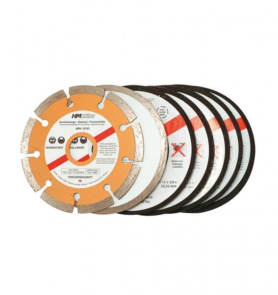 Trennscheibenset 7tlg 115 mm HM Müllner