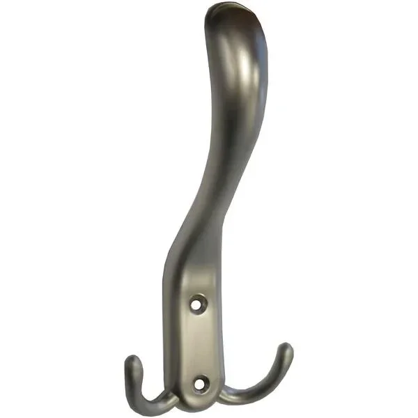 Huthaken Zamak Vernickelt Matt