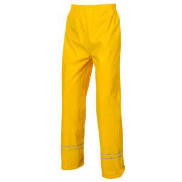 Regenbundhose gelb mit Reflektionsstreifen