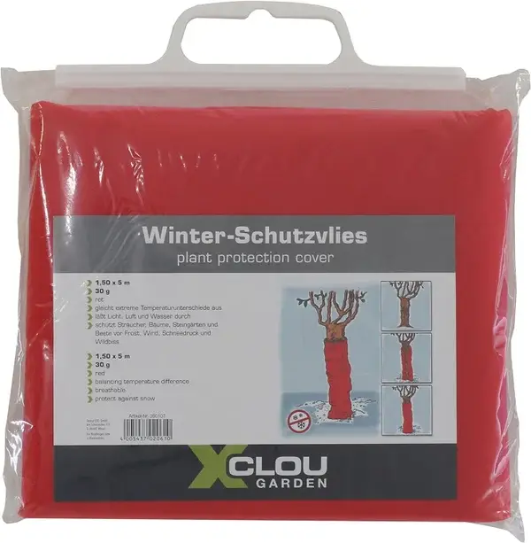 Winterschutzvlies 1,50x5m 30g rot