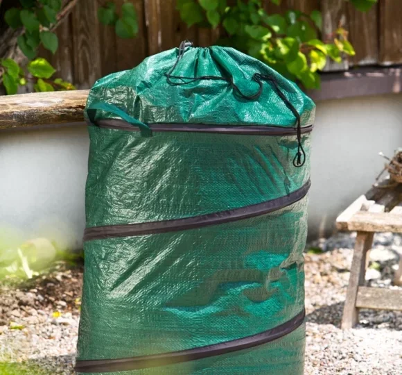 Windhager Gartenabfallsack POP-UP verschließbar 120l