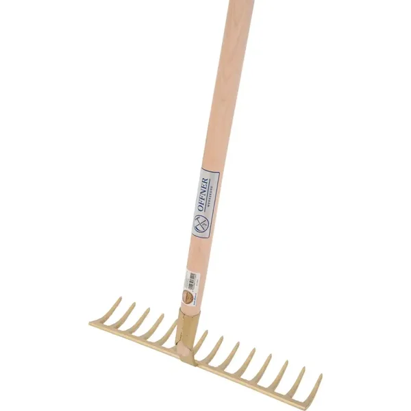 Offner Gartenrechen mit Stiel 14 Zinken