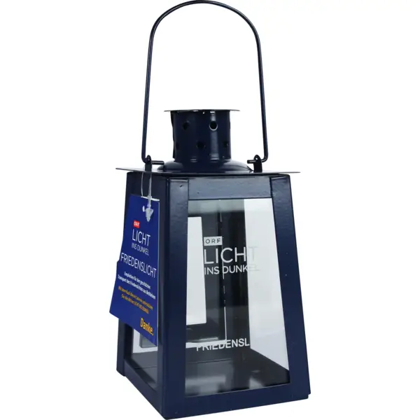 Friedenslicht-Laterne Metall