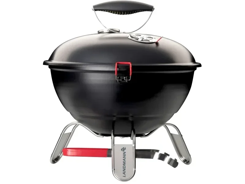 Kugelgrill LANDMANN Piccolino King + Grillzange und Flaschenöffner