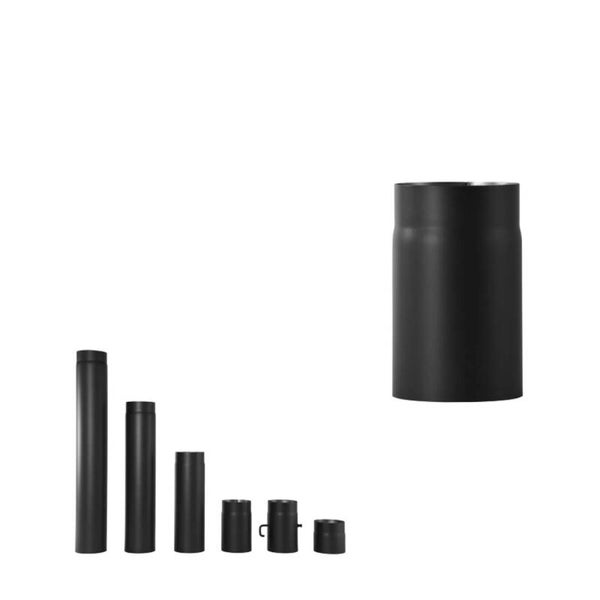 Bertrams Ofenrohr Senotherm UHT-HYDRO 2mm Ø150 25cm schwarz