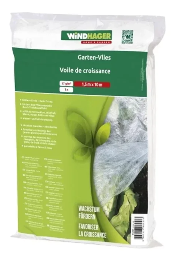 Windhager Garten-Vlies Basic 17g/m² 1,5x10m