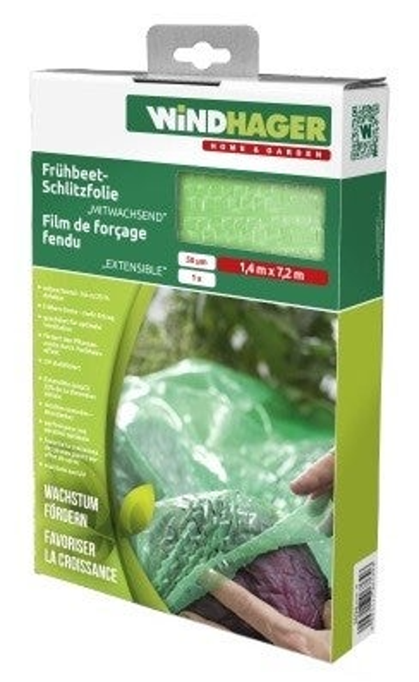 Windhager Frühbeet-Schlitzfolie Mitwachsend 7,2x1,4m 50µm