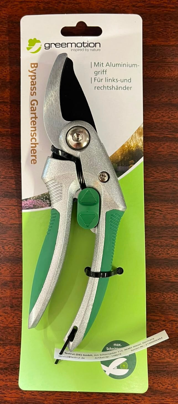 Bypass Gartenschere Aluminium