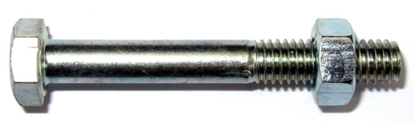 Sechskantschrauben DIN601 verz. 8x140, Muttern, Federringe - 48Stk/Pkt