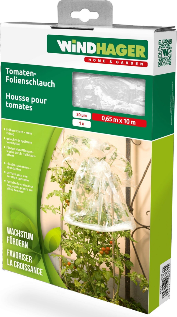 Windhager Tomaten-Folienschlauch Standard 0,65x10m 20µm