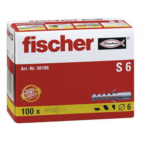 Fischer Dübel S 5/6/8 - 100 Stk/Pkt ab