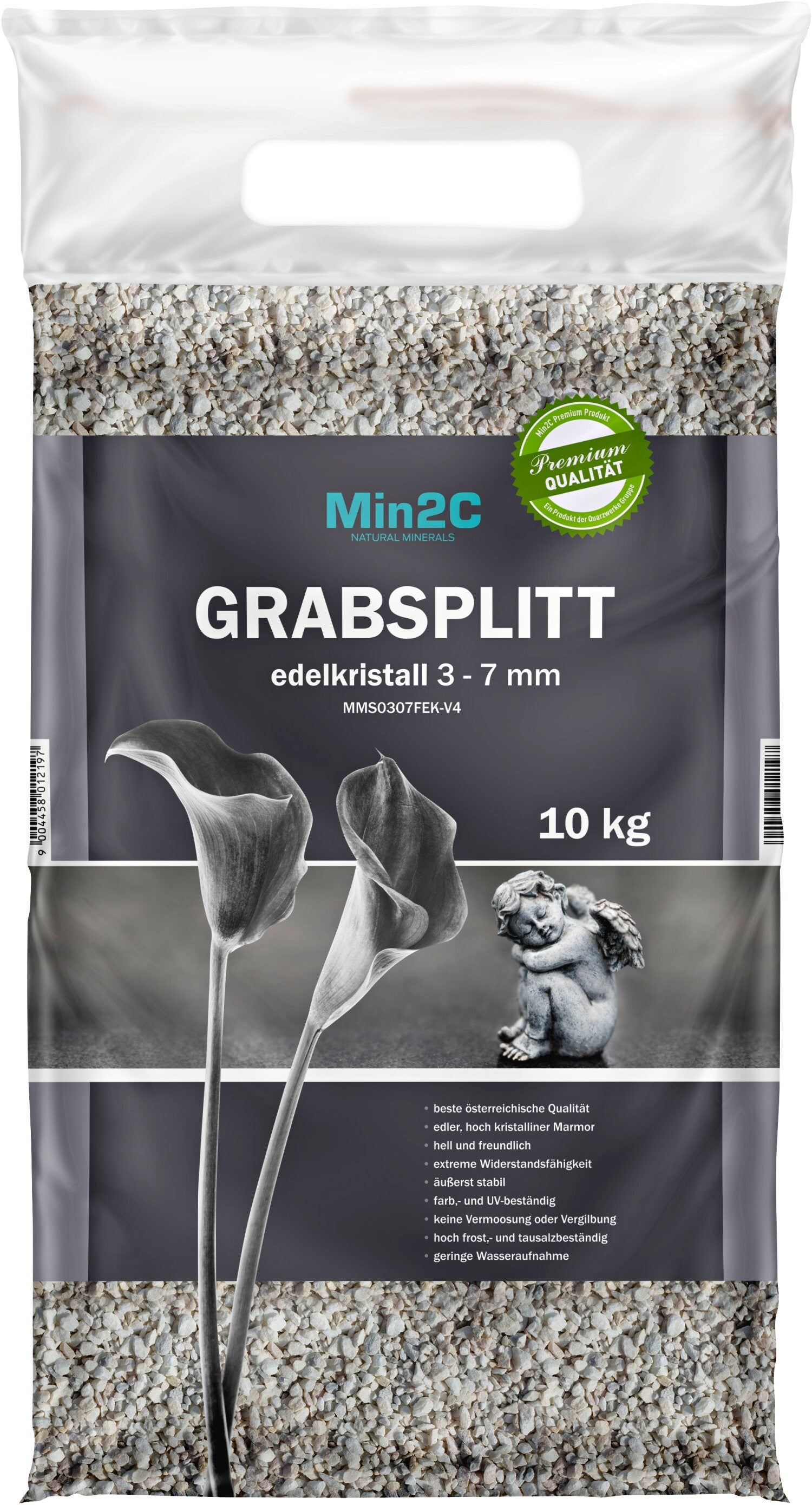 Min2C Grabsplitt edelkristall 3-7 mm - 10kg
