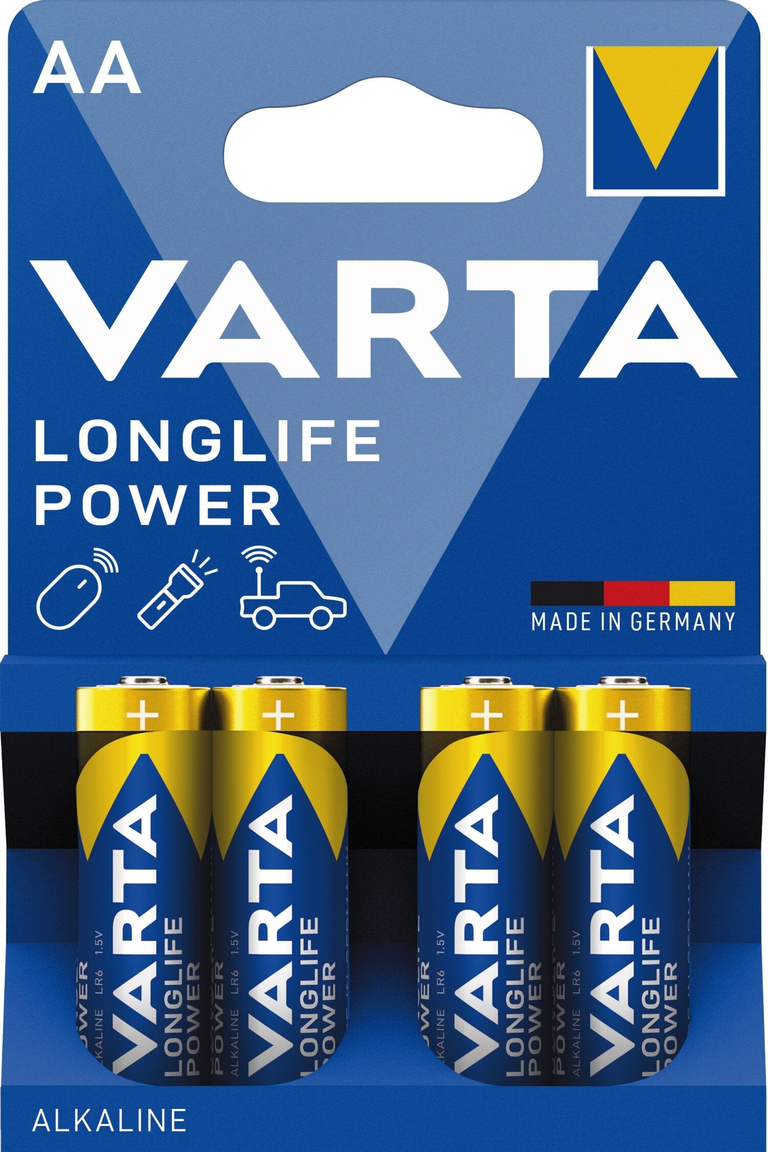 VARTA Longlife Batterien AA 4 Stk/Pkt