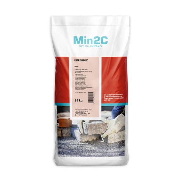 Min2C Estrichsand 0-4 feucht 25 kg