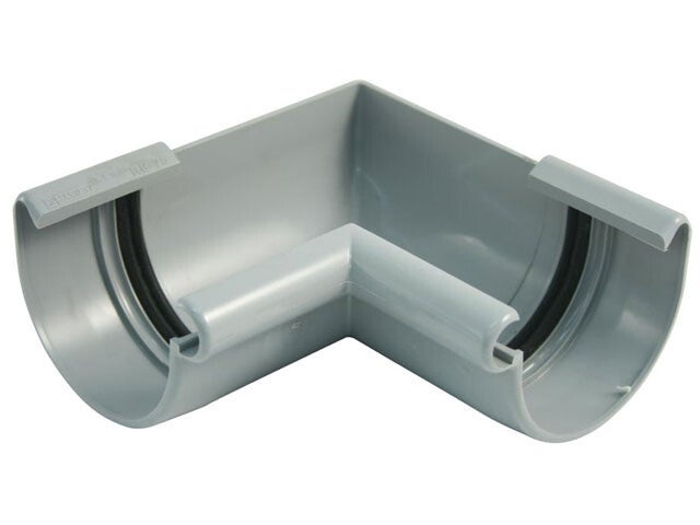 PVC-Dachrinnen Außen- oder Inneneck