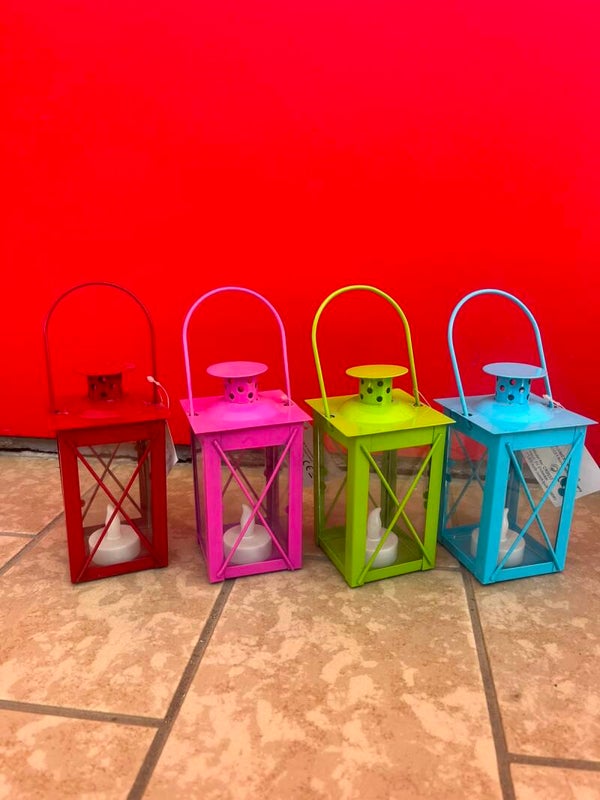 Laterne LED Mini verschiedene Farben