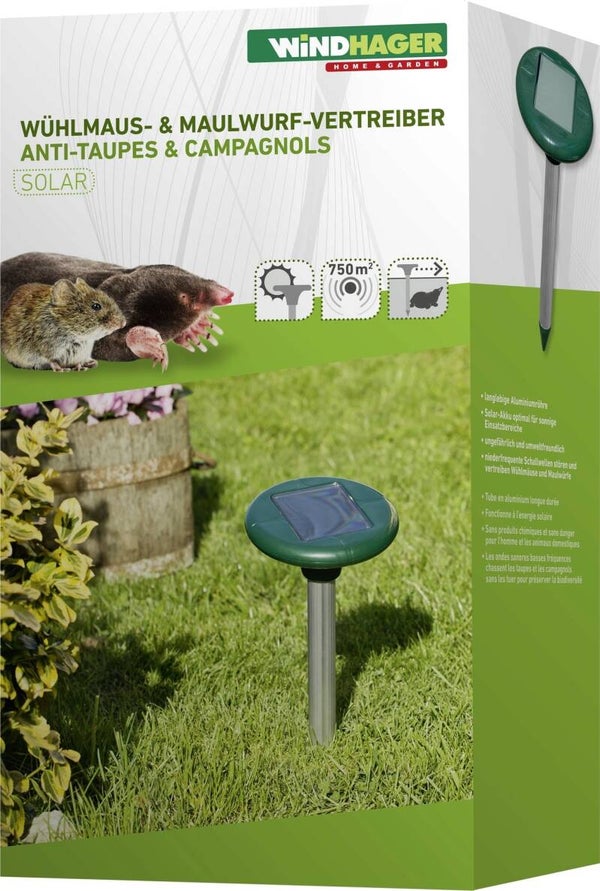 Windhager Wühlmaus- & Maulwurfvertreiber Solar
