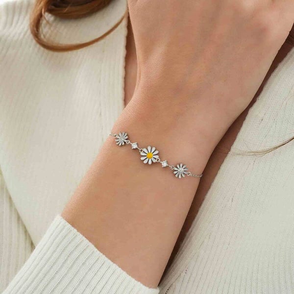 Daisy Bloom Bracelet – 925 Sterling Silver – C157A