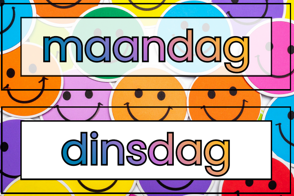 Dagritmekaarten smileys