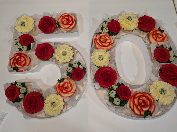 Cupcake Number Boxes
