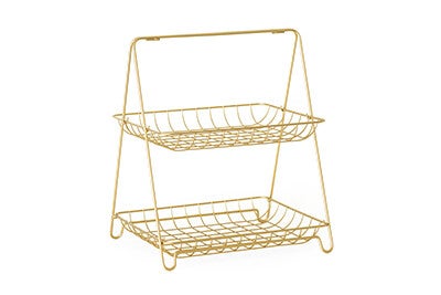 Metalen rekje - goud