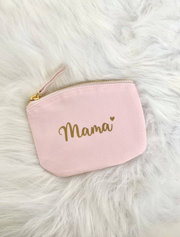 Geldbeugeltje 'mama' in verschillende kleuren