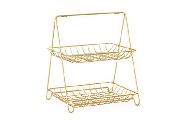 Metalen rekje - goud
