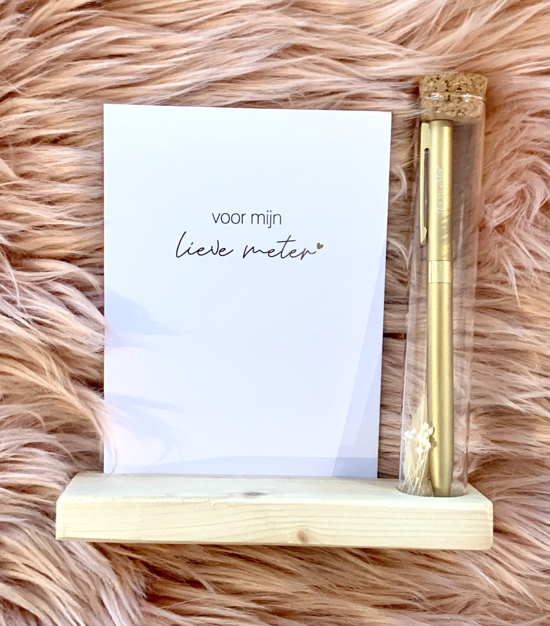 Staander met gouden pen - You are golden