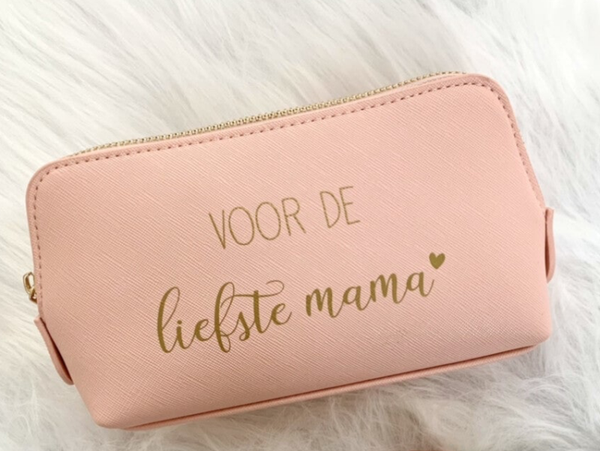 Make-uptasje met opdruk naar keuze