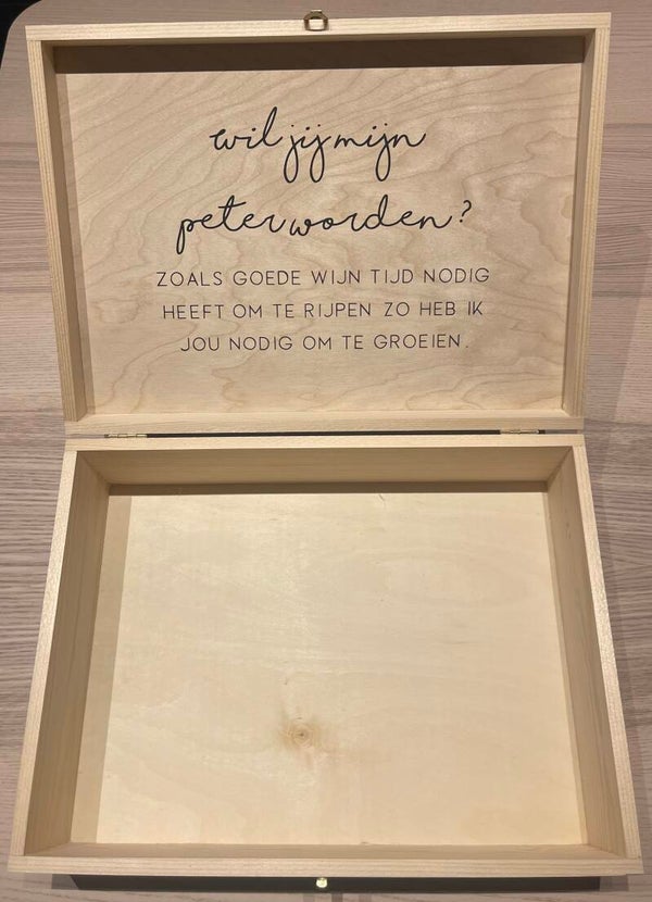 Kist voor Peter of meter