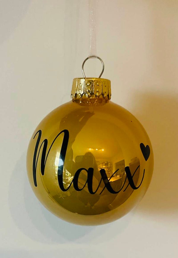 Gepersonaliseerde kerstbal