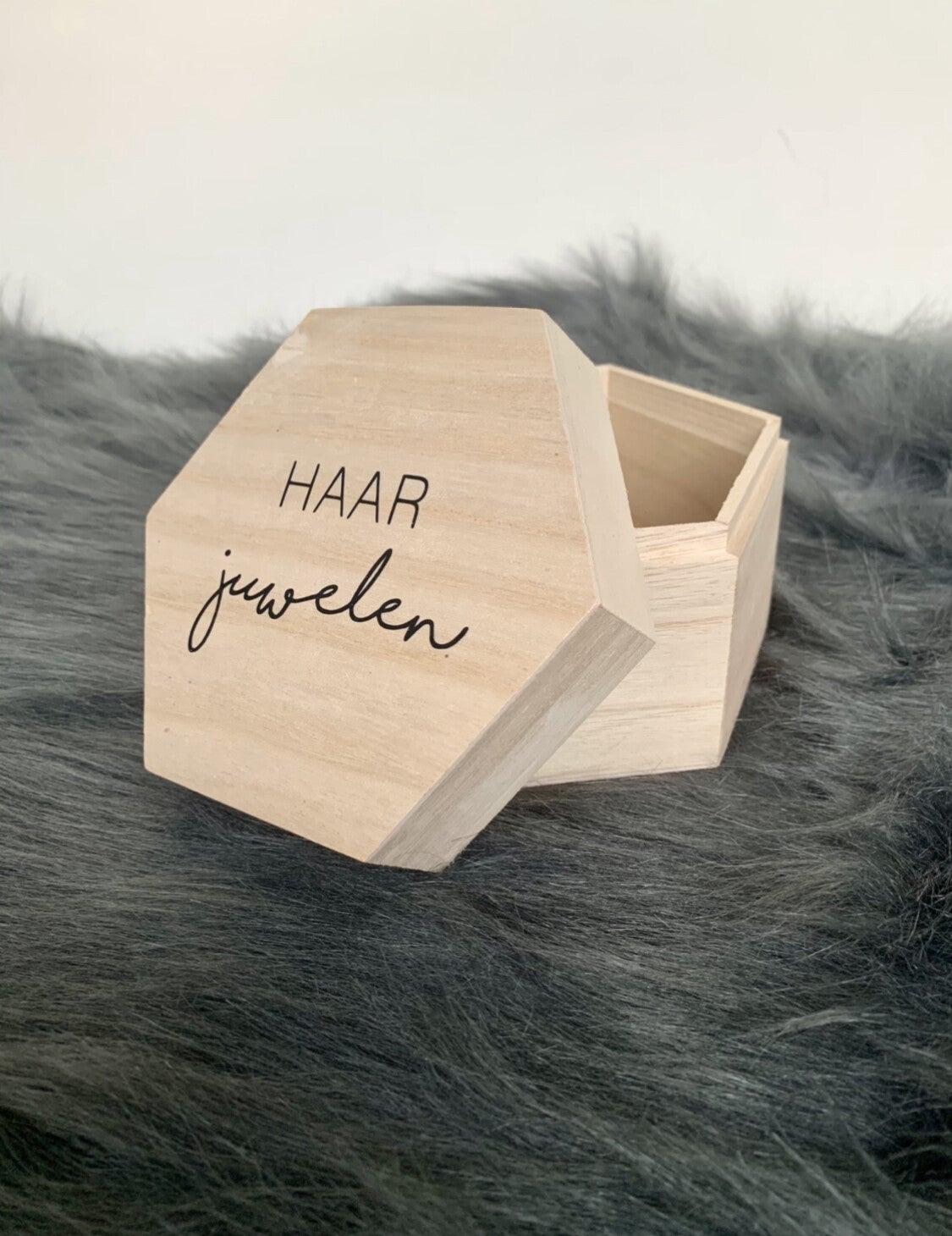 Zeshoekdoosje voor juwelen