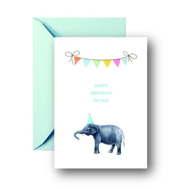 Verjaardagskaartje - Olifant