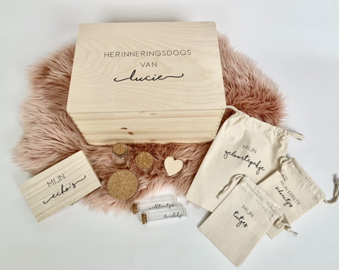 Herinneringsdoos - gevuld