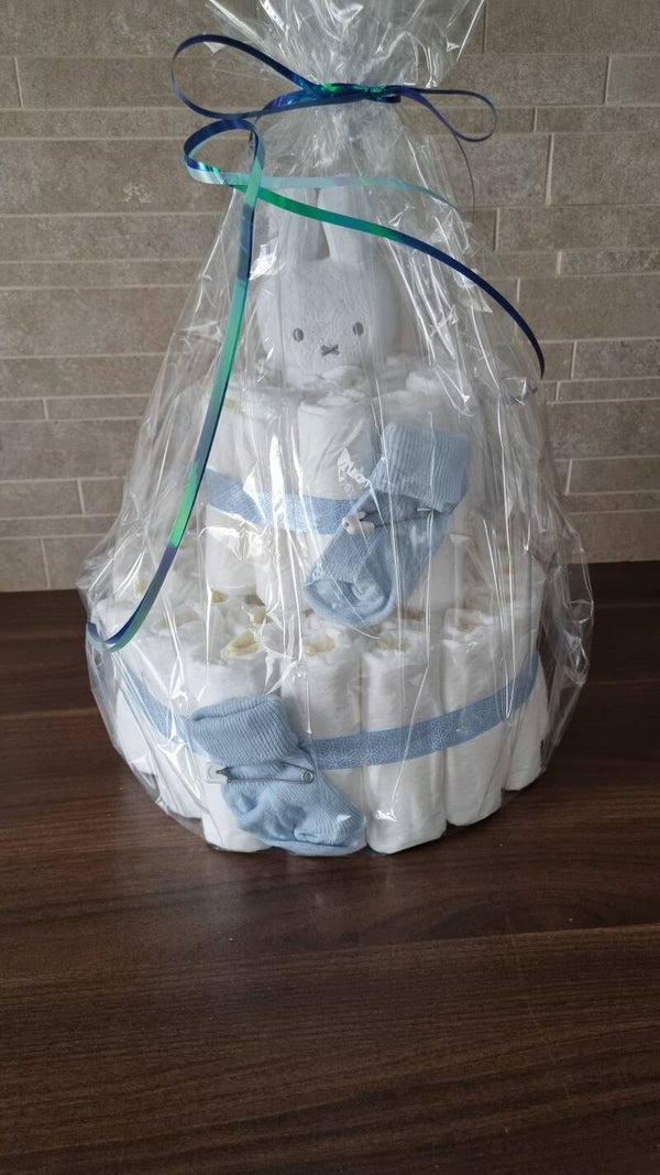 Luiertaart blauw