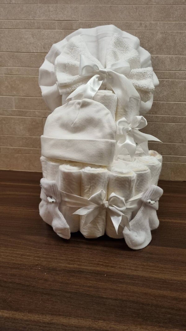 Witte luiertaart
