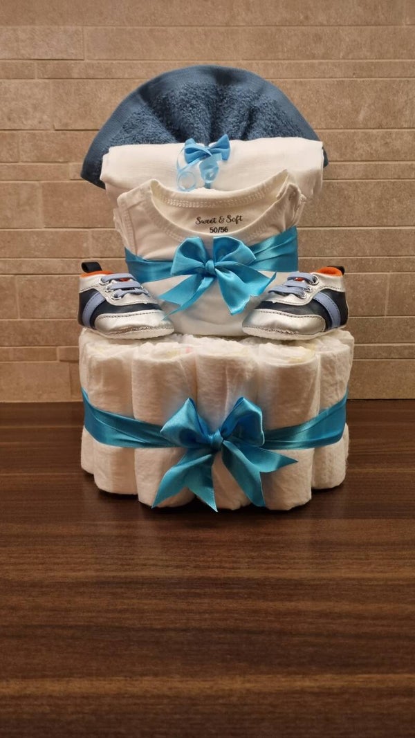Luiertaart luxe blauw