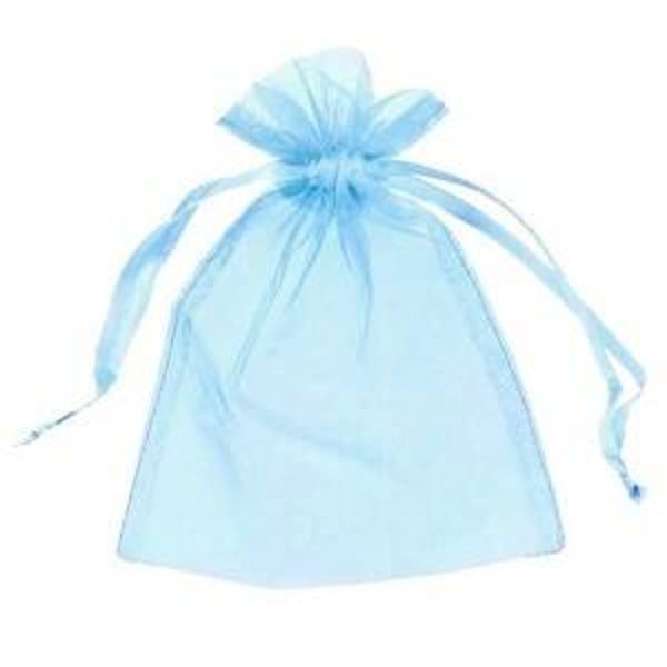 Organza zakje Blauw
