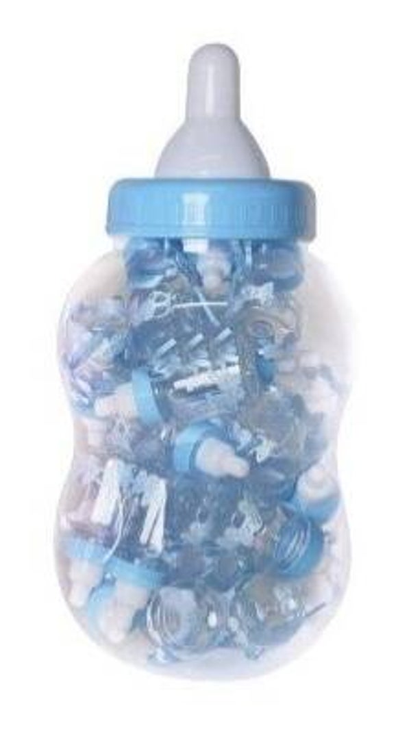 mega fopfles blauw