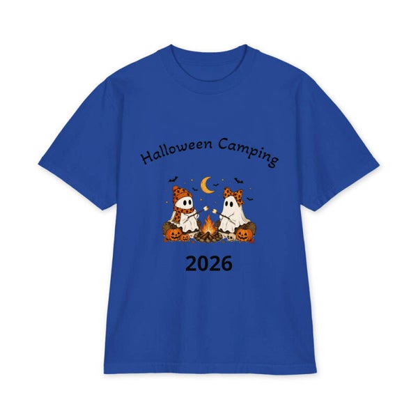 Unisex Halloween Camping heavyweight short sleeve