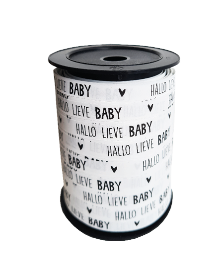 Cadeau lint – Hallo lieve baby - 5 meter