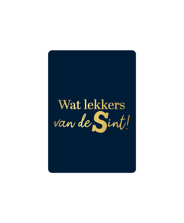 Cadeaukaartje A7 - Wat lekkers van de Sint